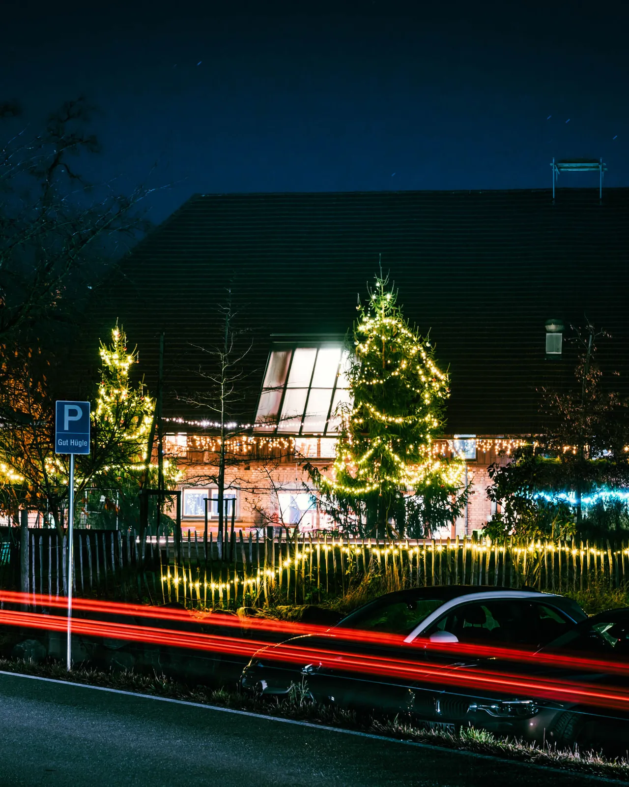 View: Christmas celebrations at Gut Hügle Adventure Farm in Ravensburg