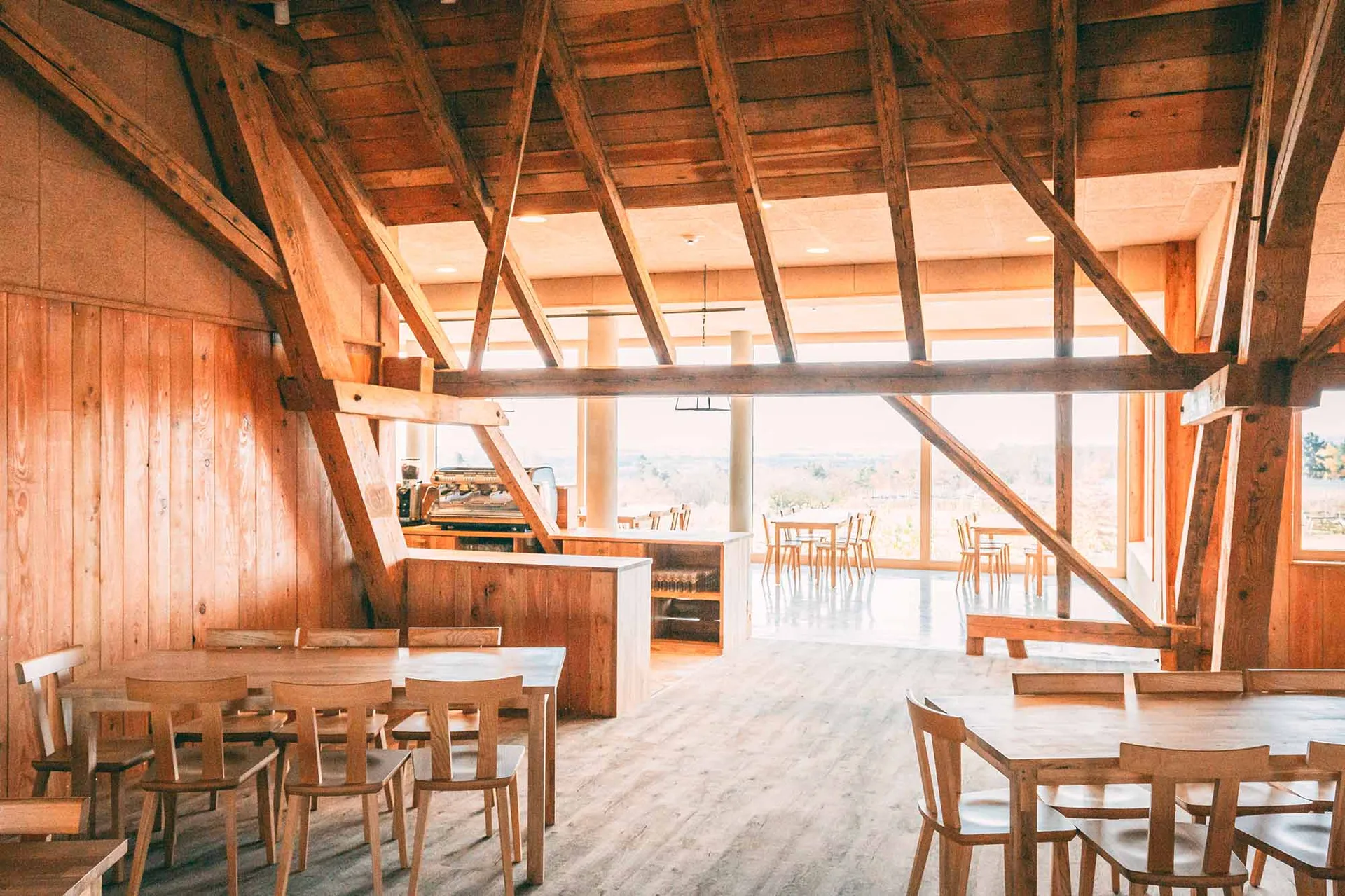 View: Raum Heustock—event venue at Gut Hügle | Weddings and celebrations on Lake Constance