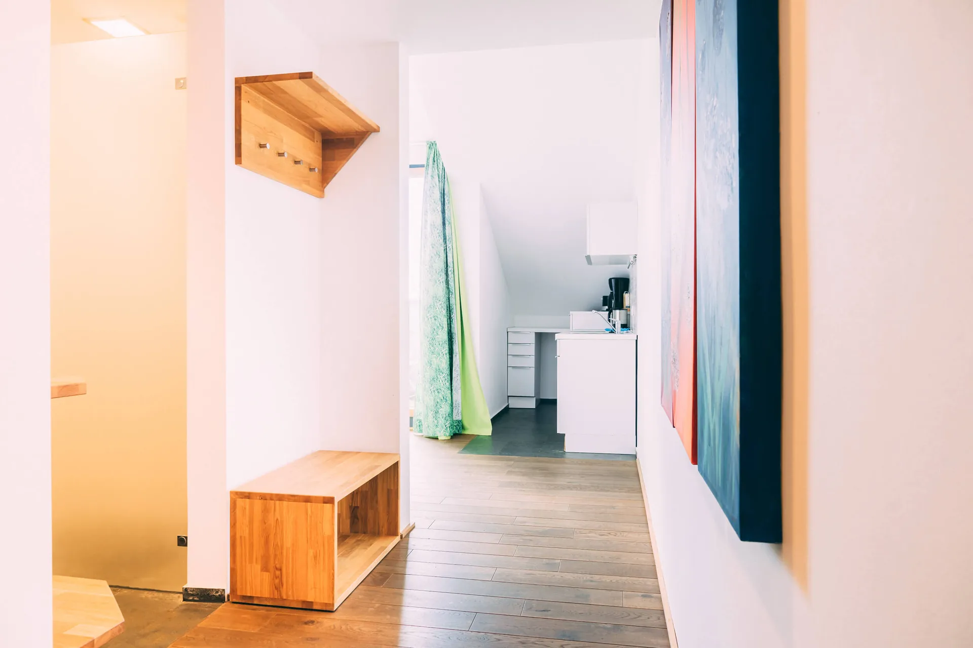 View: Lake Constance holiday apartment: Family Suite Loggia | Gut Hügle