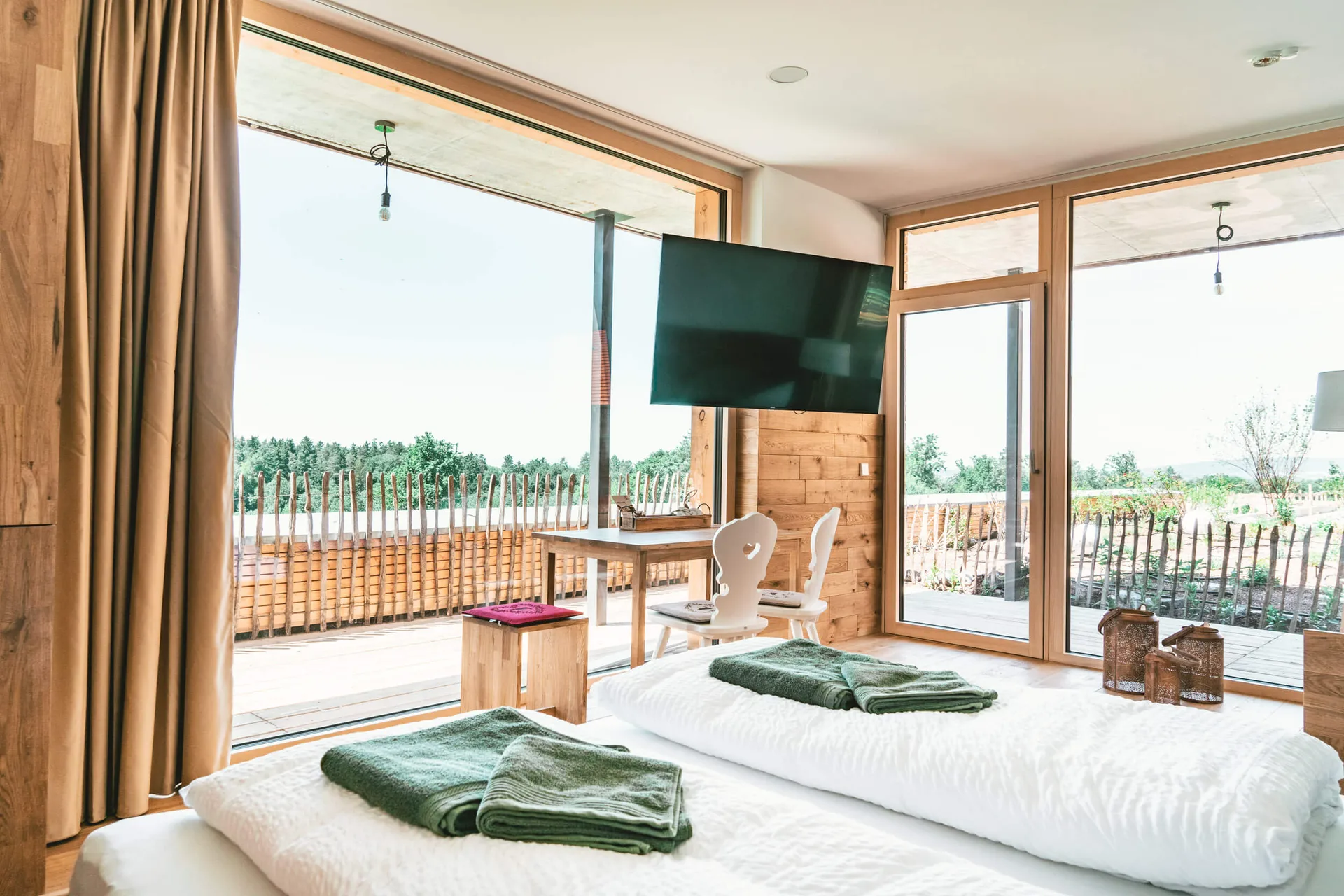 View: Lake Constance holiday apartment: Studio Deluxe Panorama | Gut Hügle