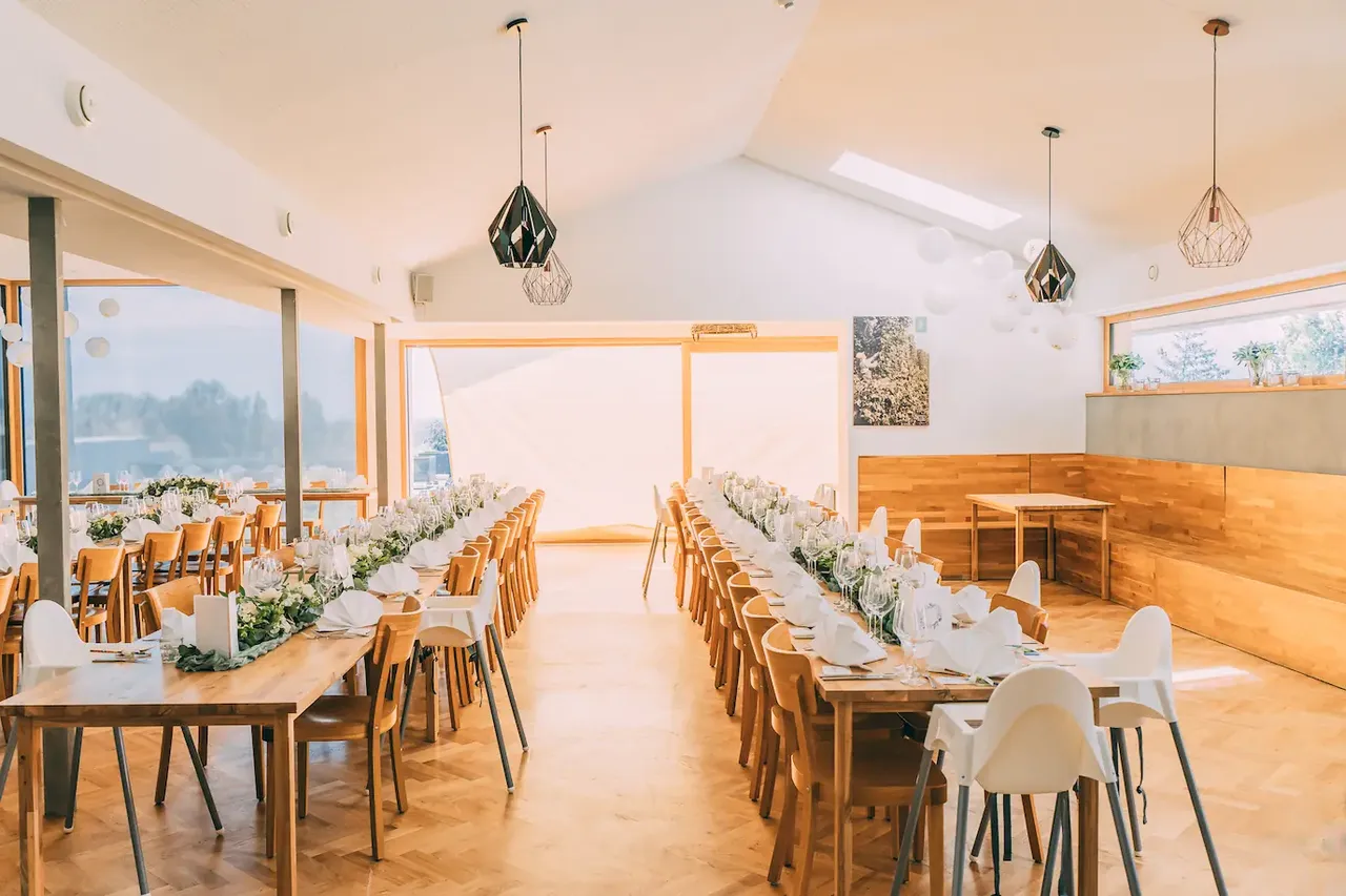The pavilion event venue at Gut Hügle