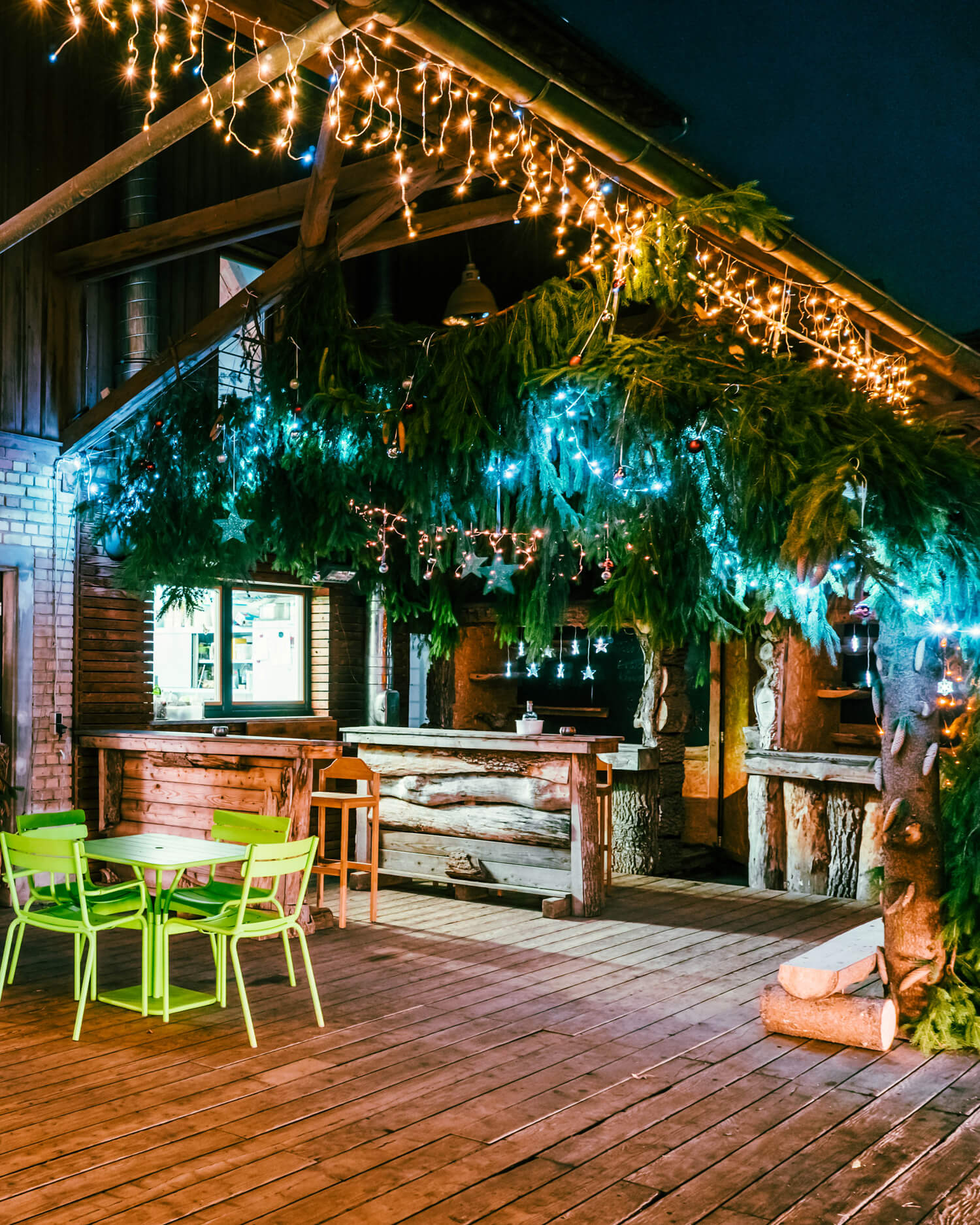 View: Christmas celebrations at Gut Hügle Adventure Farm in Ravensburg